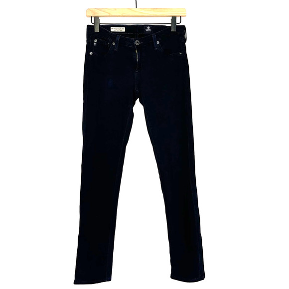 AG Adriano Goldschmied The‎ Legging Ankle Super Skinny Dark Blue Denim Jeans 27R - Picture 1 of 6